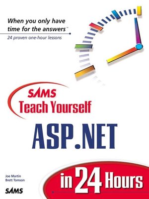 cover image of Sams Teach Yourself ASP.NET in 24 Hours